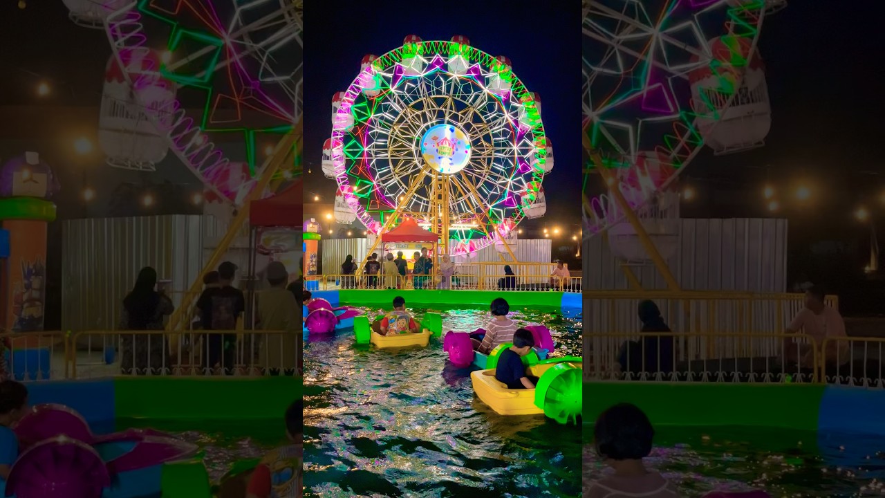 Naik perahu pasar malam