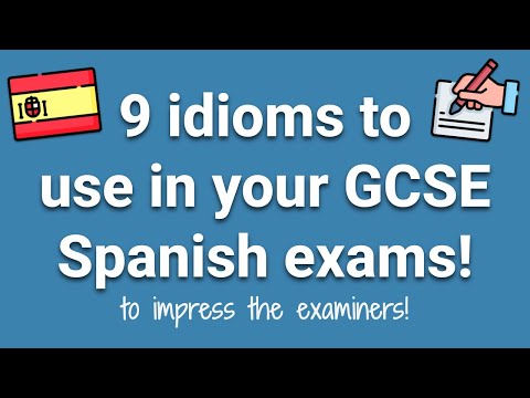 Grade 9 Idioms For GCSE Spanish Students