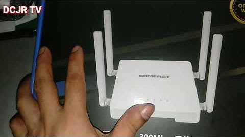 New compast WiFi router Unboxing &  review  (model:CF-N1)