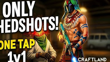 🎯 Free Fire Craftland 1v1 | One Tap Headshot Only Challenge | Hindi Commentary Gameplay