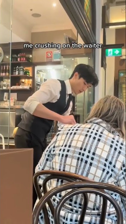 randomly crush on waiter 💕💕#crush #viral #video #viralvideo #viralshorts #korea #shorts