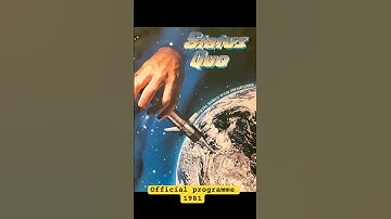 STATUS QUO - OFFICIAL PROGRAMME 1981 #shorts