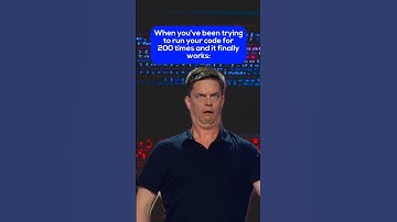 When you can’t believe your code finally works