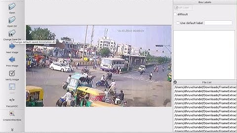 Image or Frame Extraction and Label Images using LabelImg