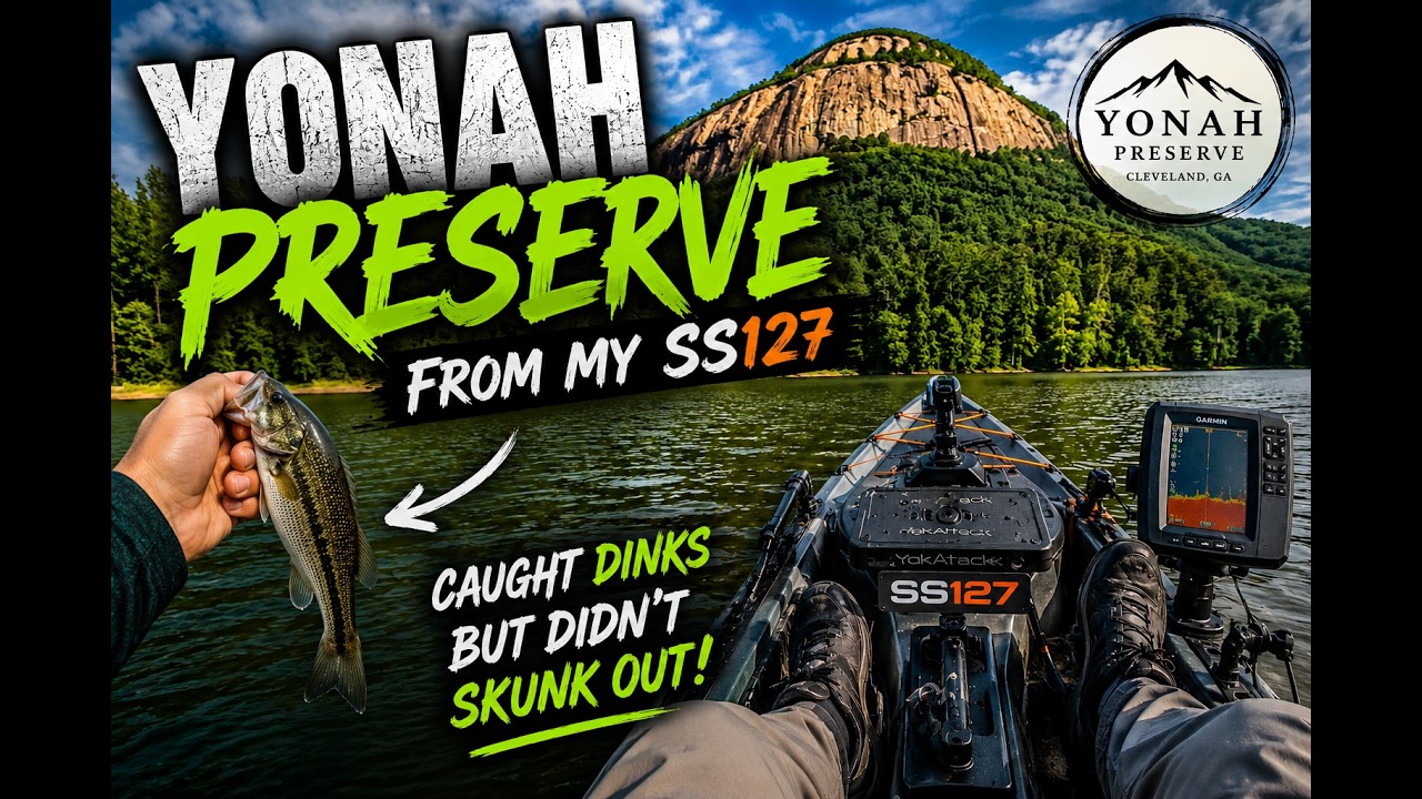 Kayak Fishing Yonah Preserve | Caught Dinks But Didn't Get Skunked! 🎣
