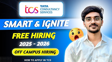 TCS Freshers Hiring 2025–2026 | BSc Ignite & Smart | Complete Guide