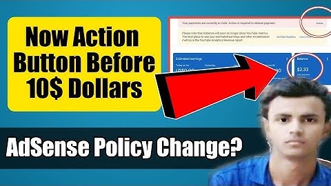 Good News🔥AdSense Action Button Before 10$ |Google AdSense  policy | action button in adsense