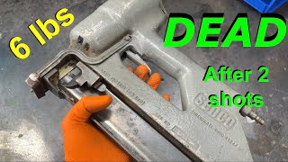 Saving a HEAVY Air Stapler (full video)