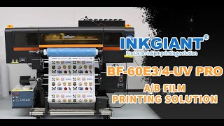 INKGIANT 60cm UV DTF printer with paper based AB film printing
