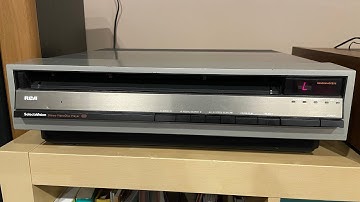 RCA SelectaVision SGT400 Video Disc Player Demo - 1984