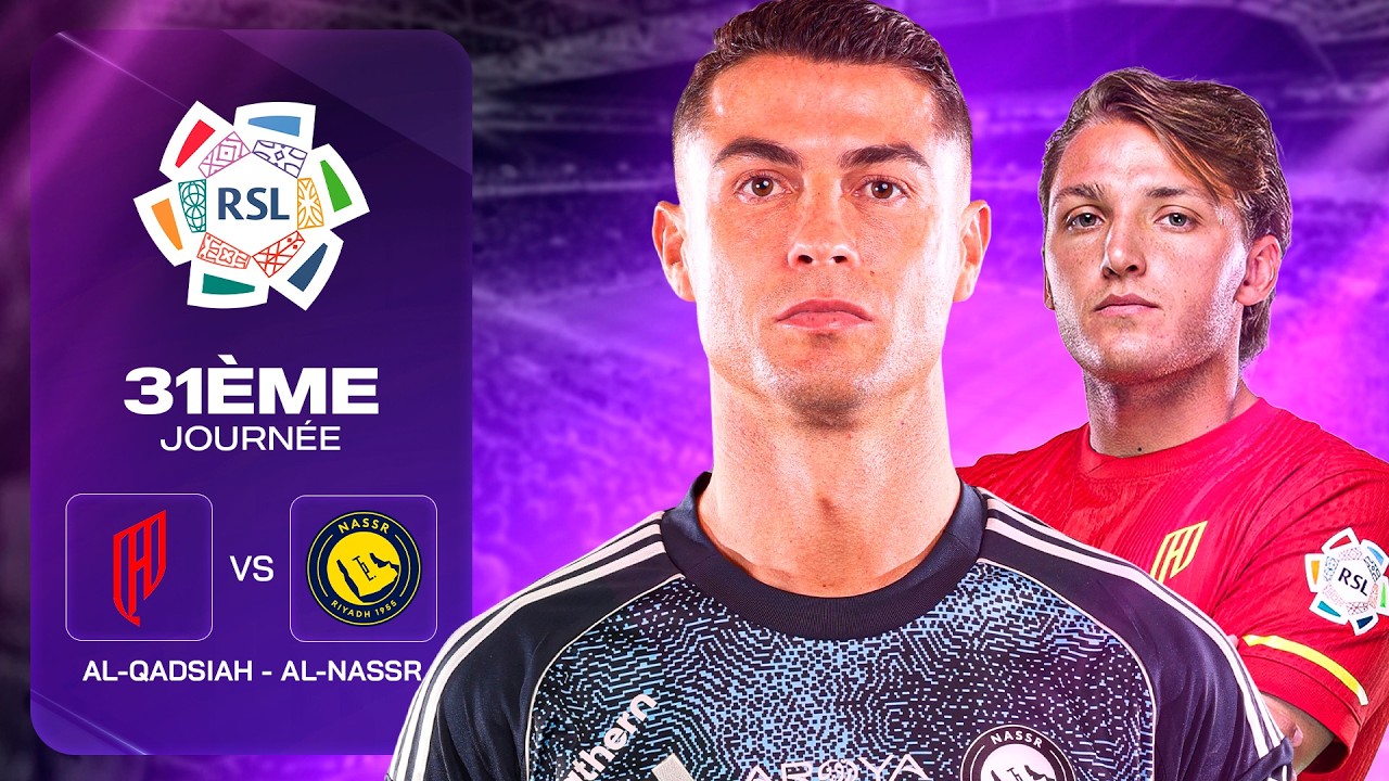 Al-Qadsiah vs Al-Nassr I Cristiano Ronaldo TIME pour le TITRE I SPL J31