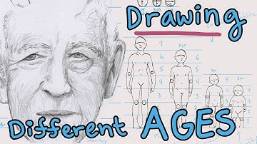 How to Draw Different Ages: baby, child, teen-adult, elder