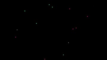 Barnes-Hut N Body Simulation - 25 bodies OpenGL