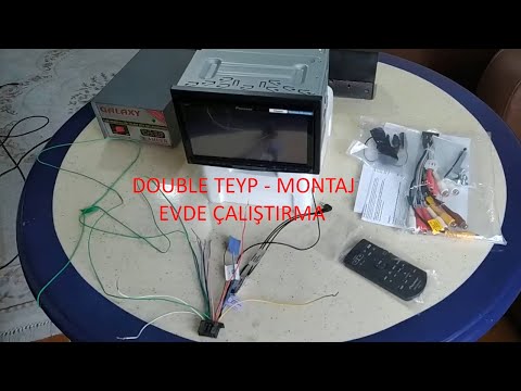 Double Teyp Montajı | Pioneer AVH Z9250BT Evde Çalıştırma