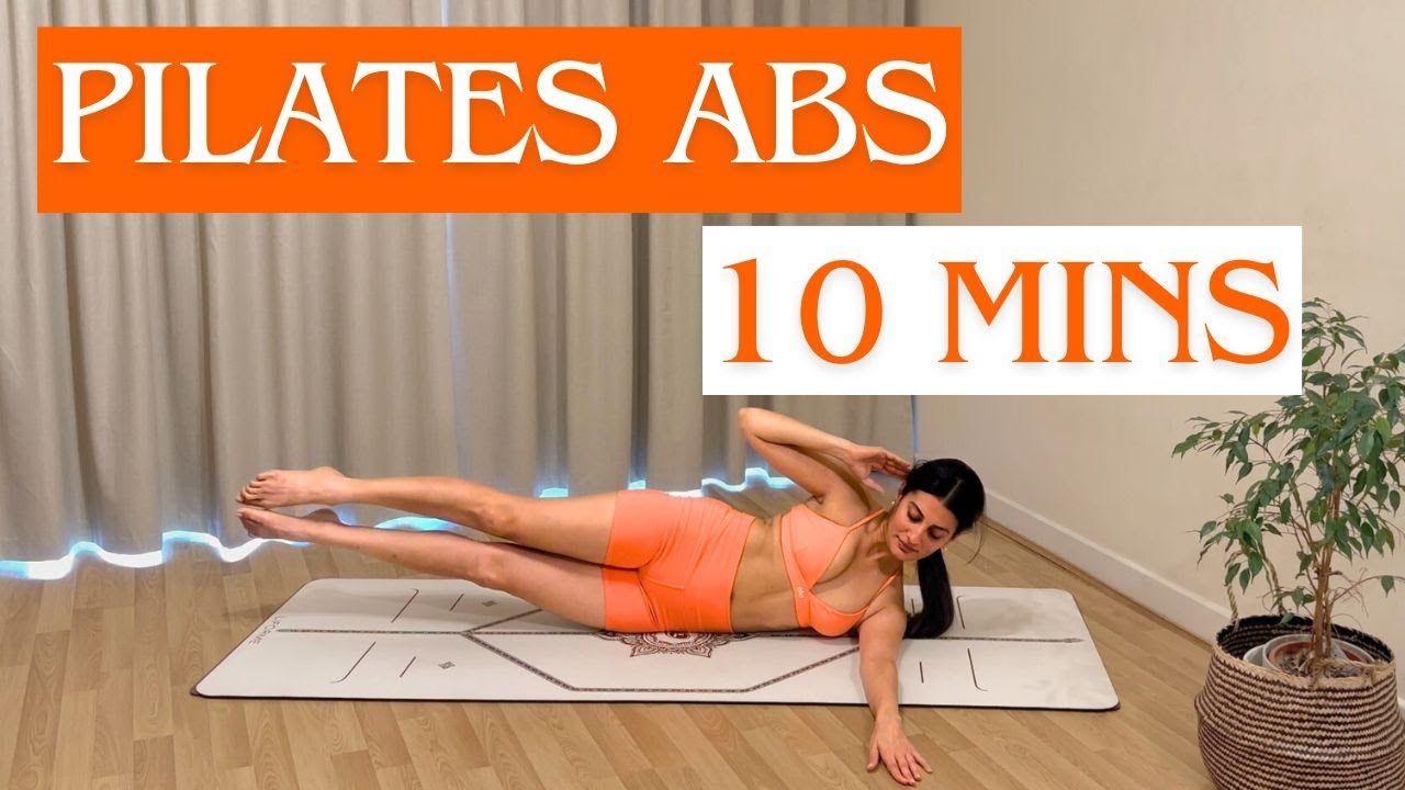 Pilates abs workout 10 mins at home no equipment youtube