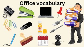 Improve English Vocabulary Words with Pictures| office objects Vocabulary
