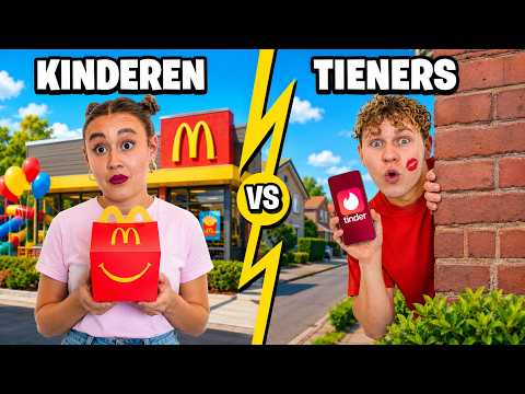Kinderen VS Tieners in het WEEKEND 😳