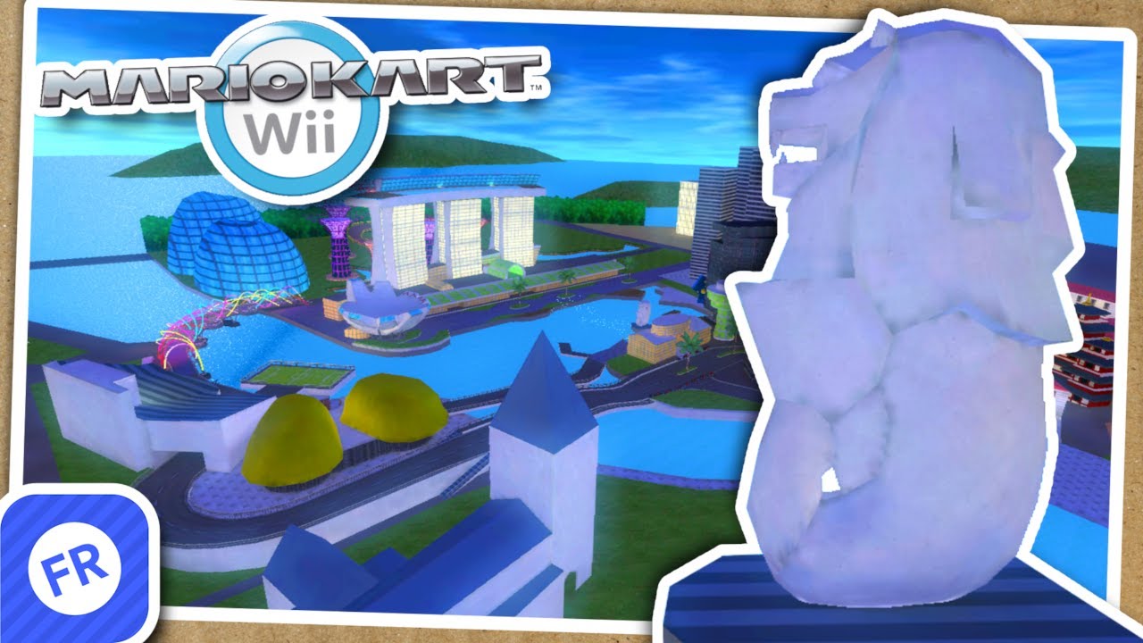 Tour Singapore Speedway v2.0 in Mario Kart Wii! (Custom Track Update)