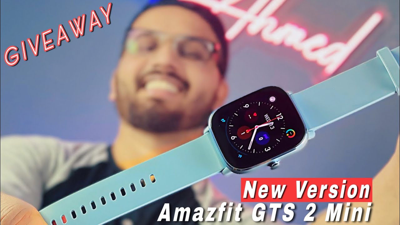 Amazfit GTS 2 mini New Version Unboxing \u0026 Review | GIVEAWAY | Best  Smartwatch under 5000 - YouTube