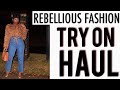 REBELLIOUS FASHION TRY ON HAUL 2018| REAL LIFE VS. WEBSITE |iDESIGN8