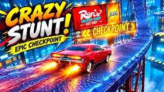 CRAZY STUNT CAR CHALLENGE 🔥 Epic Ramp & Checkpoint Race | Stunt Car Gameplay screenshot 5