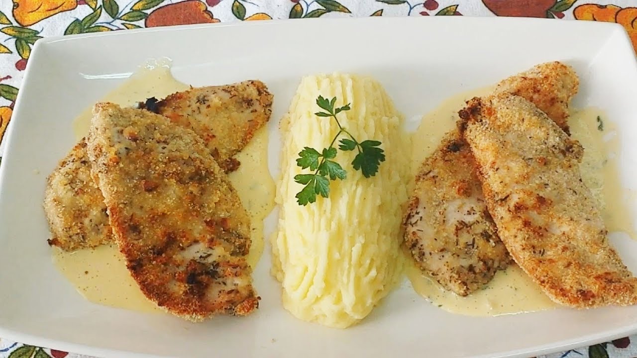 FILETES DE POLLO AL GRATEN - YouTube