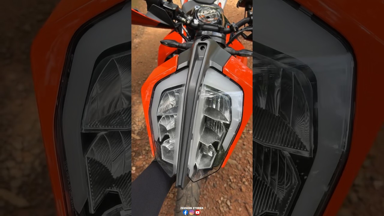 KTM Duke 250 Headlight Halogen Change To 390 LED Light ⚡️ 