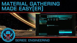 Collecting Raw, Manufactured and Data Engineering Materials in Elite Dangerous (2018 Tutorial)