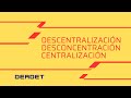 DESCENTRALIZACIÓN, CENTRALIZACIÓN Y DESCONCENTRACIÓN