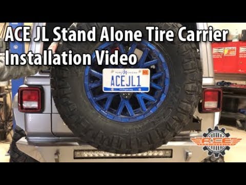 Tire Carrier Bumper Mount Vs Hinge Replacement 2018 Jeep