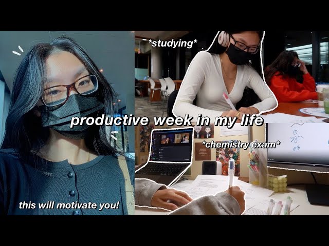 STUDY VLOG, VERY productive finals week in my life