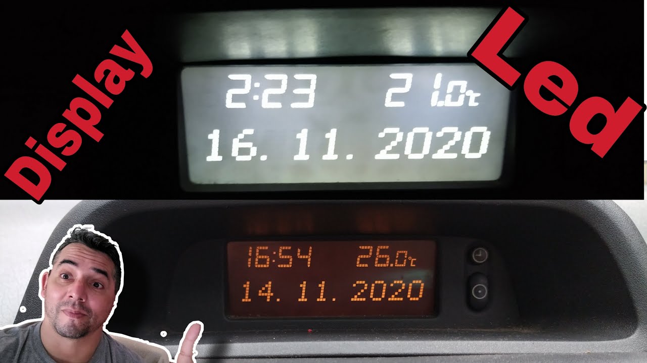 Convirtiendo Display de lamparas T5 filamento a Led Chevrolet Classic - Opel Corsa - Chevy