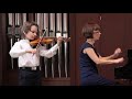 Elisei Kosolapov plays Jean-Baptiste Accolay Violin Concerto N°1 in A minor