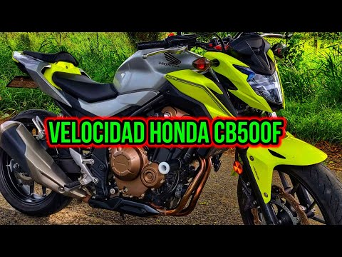 Video: ¿Qué tan rápido es un Honda cb500f?