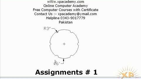 AutoCAD Urdu Tutorials | Work on Assignments 1