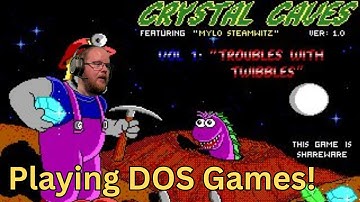 I played MS Dos Games on a Raspberry PI! Crystal Caves.