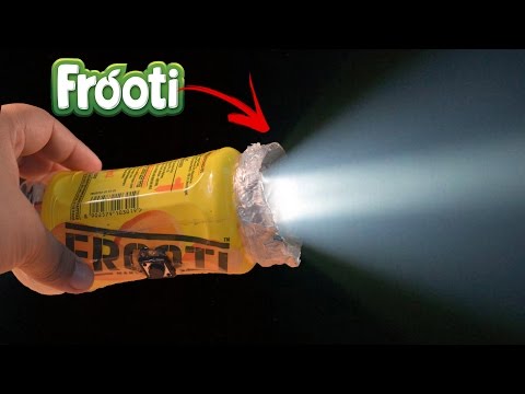 How To Make A Flashlight Using Waste Plastic Bottles