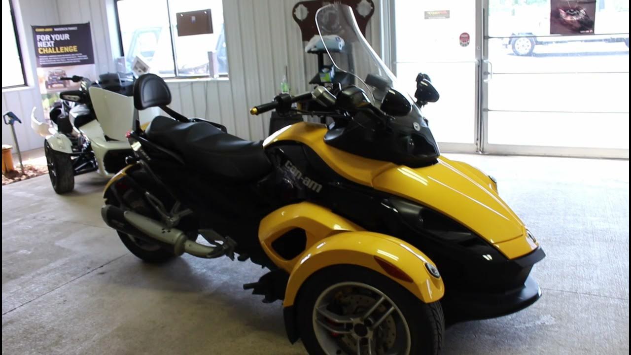 2008 Can Am Spyder GS Manual Transmission VIN-002061 - YouTube