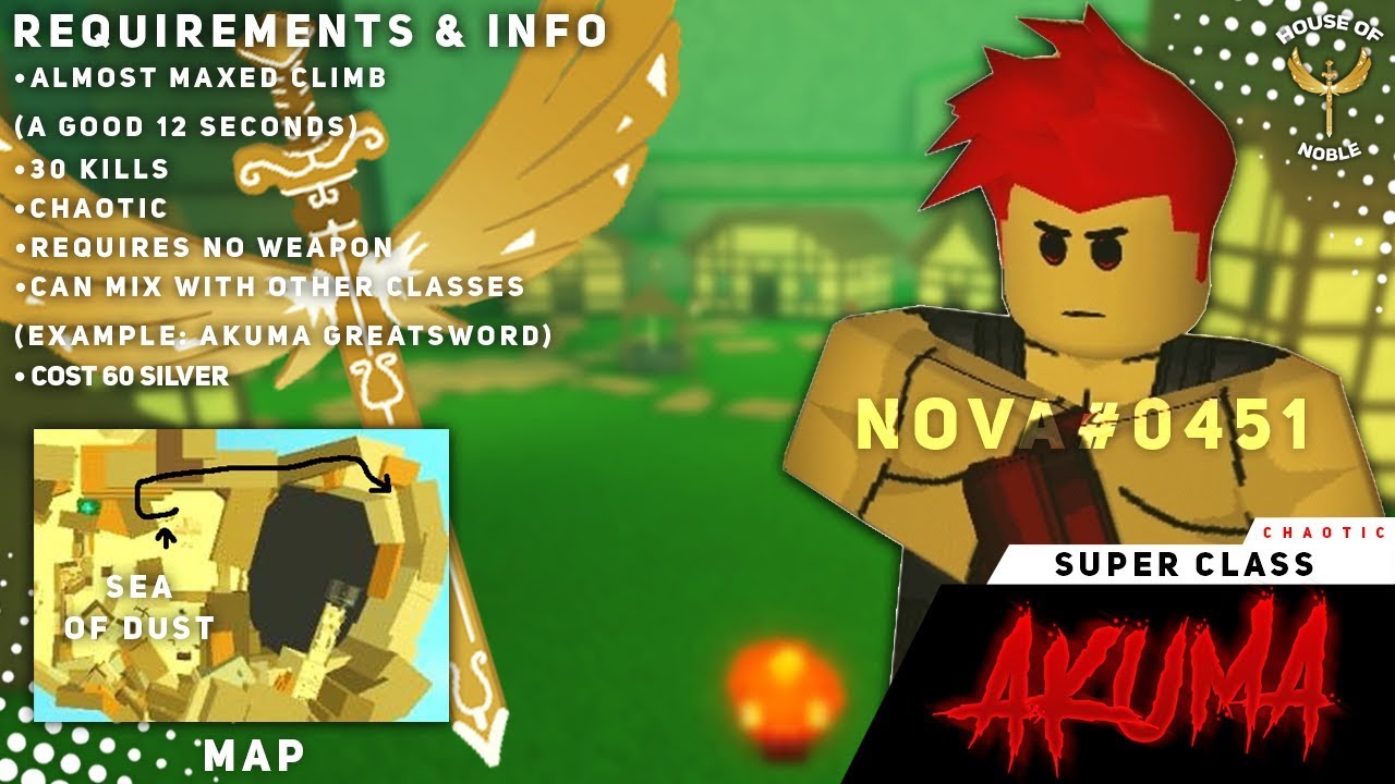 Rogue Lineage Starter Guide How To Get Akuma Super Class Youtube - oni akuma roblox