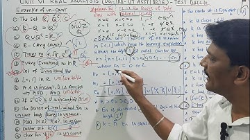 UG TRB MATHS REAL ANALYSIS COUNTABLE SET@munishdharmapuri2763