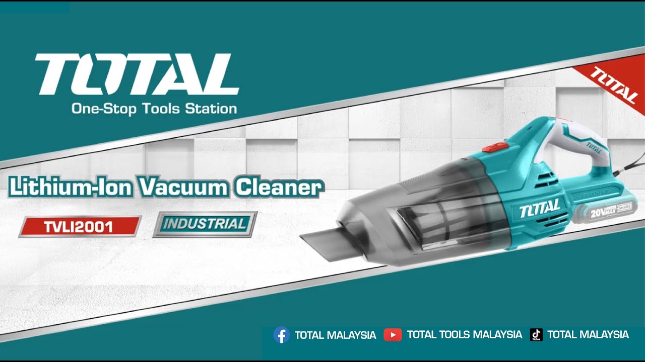 TOTAL 20V Lithium‑Ion vacuum cleaner TVLI2001