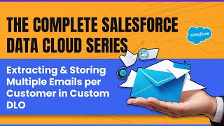 Extracting and Storing Multiple Emails per Customer in Custom DLO | Salesforce Data Cloud Series