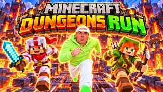 Basta Runs 4K Immersive Interactive Warm-Up | MINECRAFT DUNGEONS RUN In Real Life