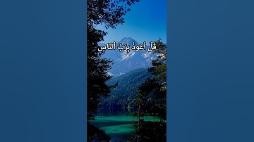 قُلۡ أَعُوذُ بِرَبِّ ٱلنَّاسِ / سورة الناس #القران_الكريم #ياسر_الدوسري #سورة #اكتب_شي_تؤجر_عليه
