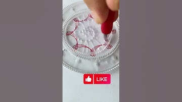 ❤️What does this pattern resemble?🤔 Design Ruler ⭕Small ruler, big wisdom #spirograph#art #trending