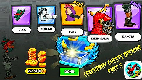 50 Legendary chests opening Hill climb racing 2 Part 3 [S01E03]