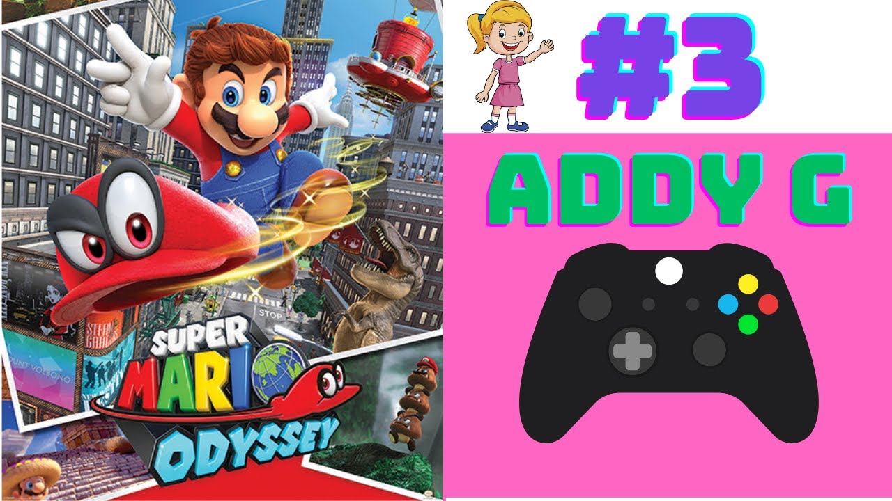 Addy G Plays Mario Odyssey! [3] Exploring Seaside Kingdom! - YouTube