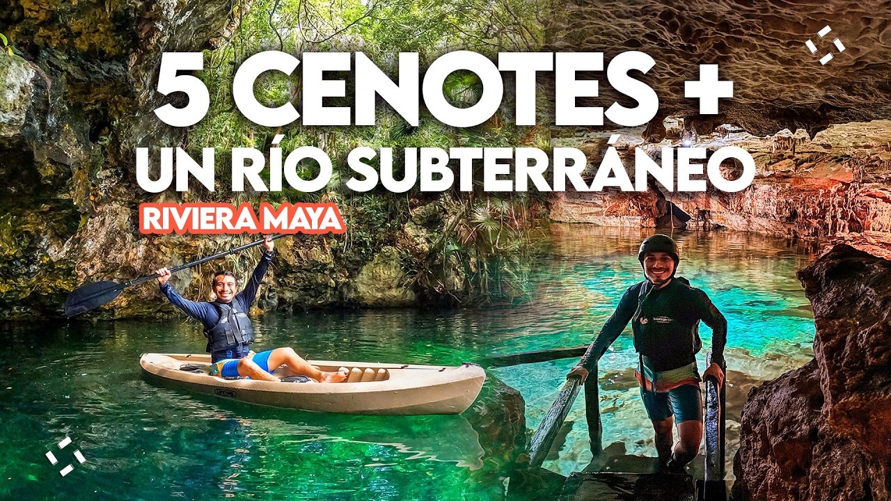 KANTUN CHI PARK🔥CENOTES en la RIVIERA MAYA ¿Que hacer en Playa del Carmen? ✅