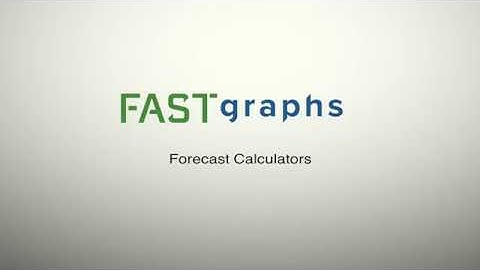 Forecasting Calculators