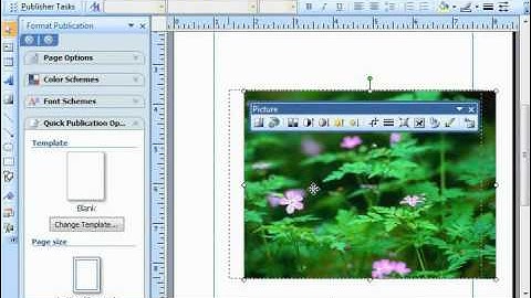 Publisher 2003 Tutorial Inserting Pictures Microsoft Training Lesson 7.2
